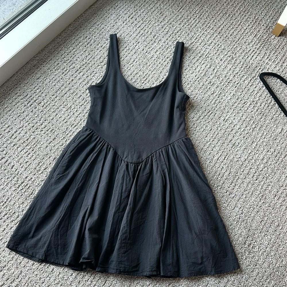 Urban Outfitters Silence + Noise Daphne Drop-Waist Mini Dress